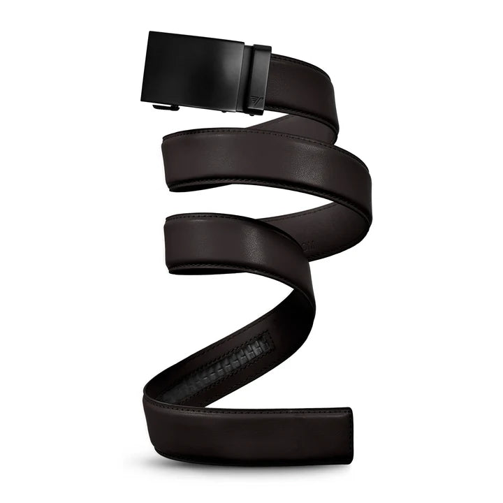 mission belt unobtainium men's | dark brown