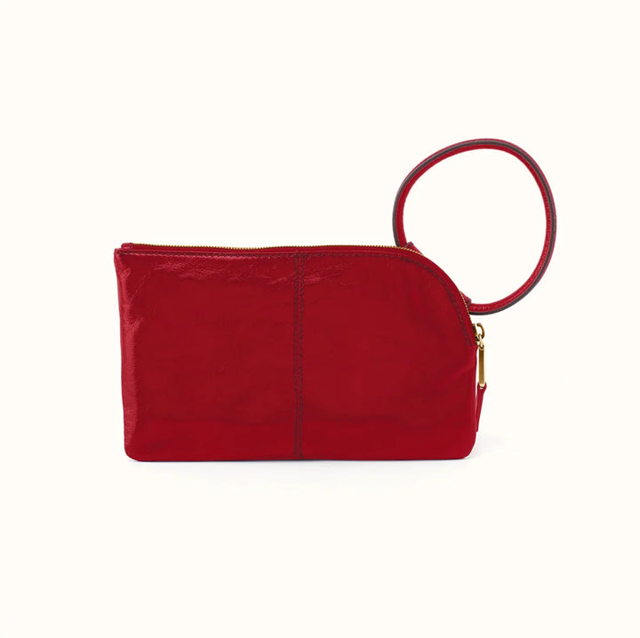 hobo sable wristlet women's | true red
