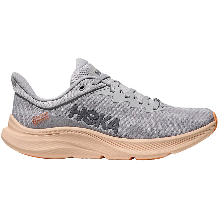 hoka solimar women's | cosmic grey / tangerine glow