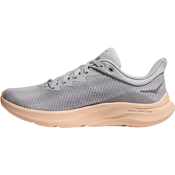 hoka solimar women's | cosmic grey / tangerine glow