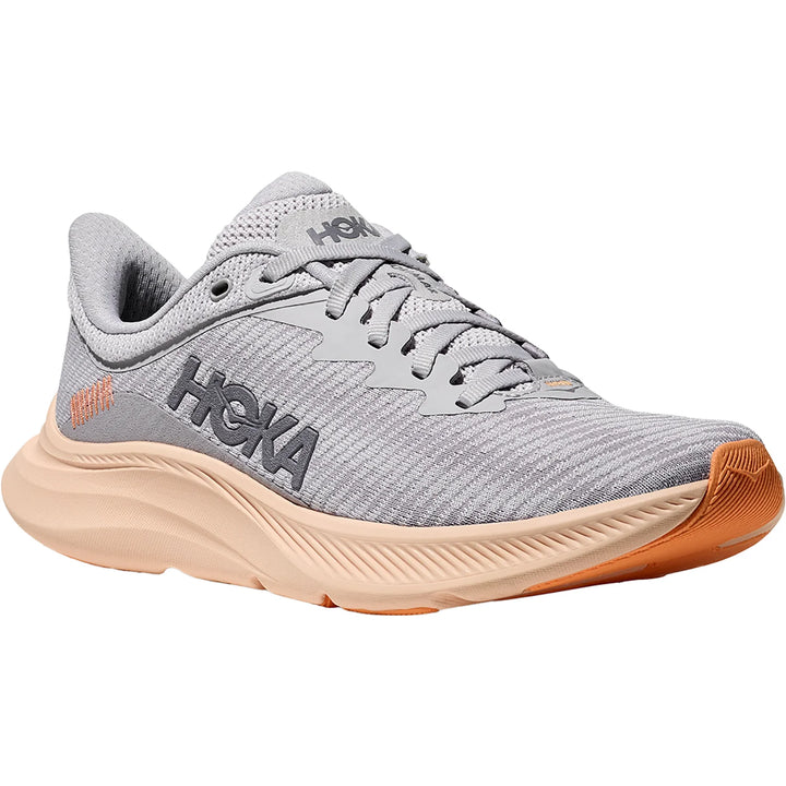 hoka solimar women's | cosmic grey / tangerine glow