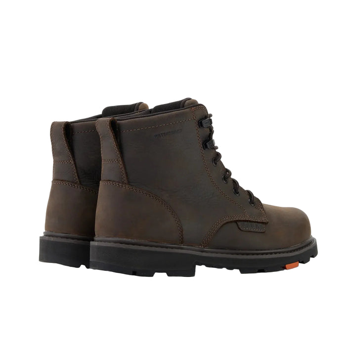 brunt the sullivan 6" waterproof soft toe men's | dark brown