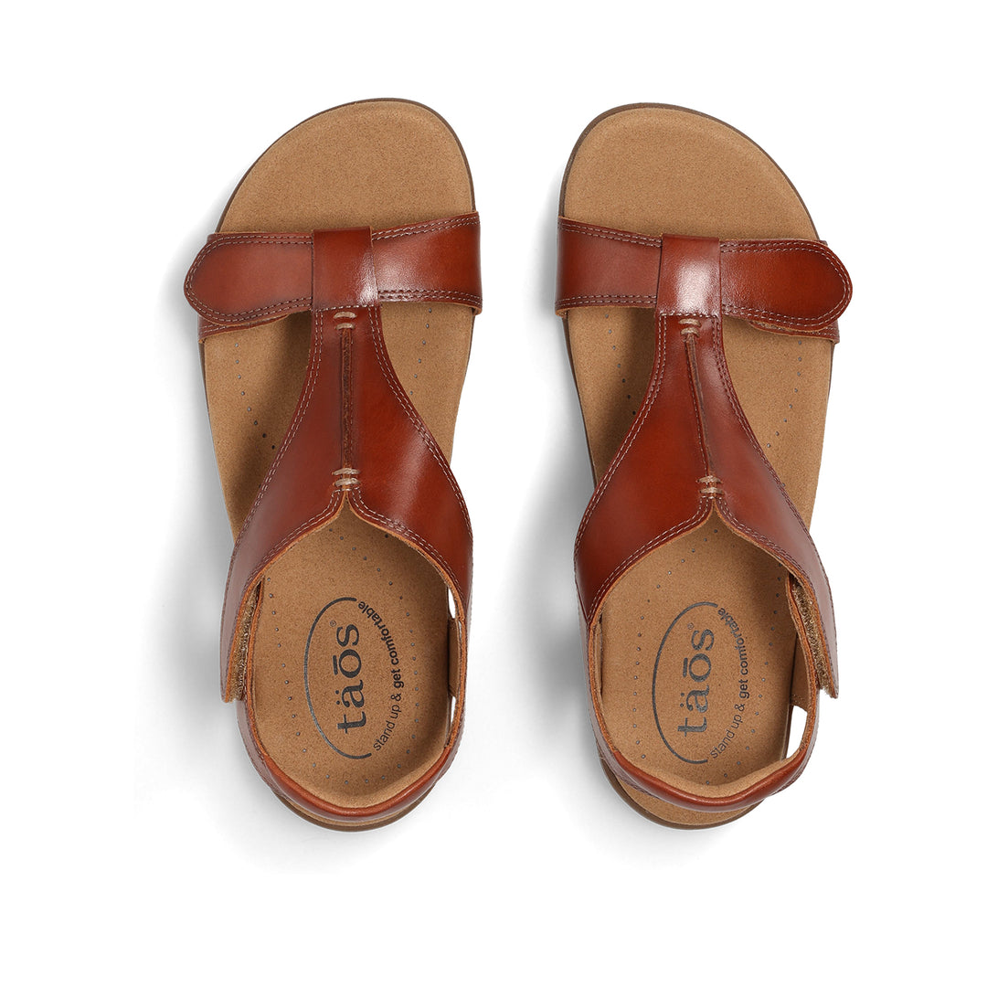 taos the show women's | cognac