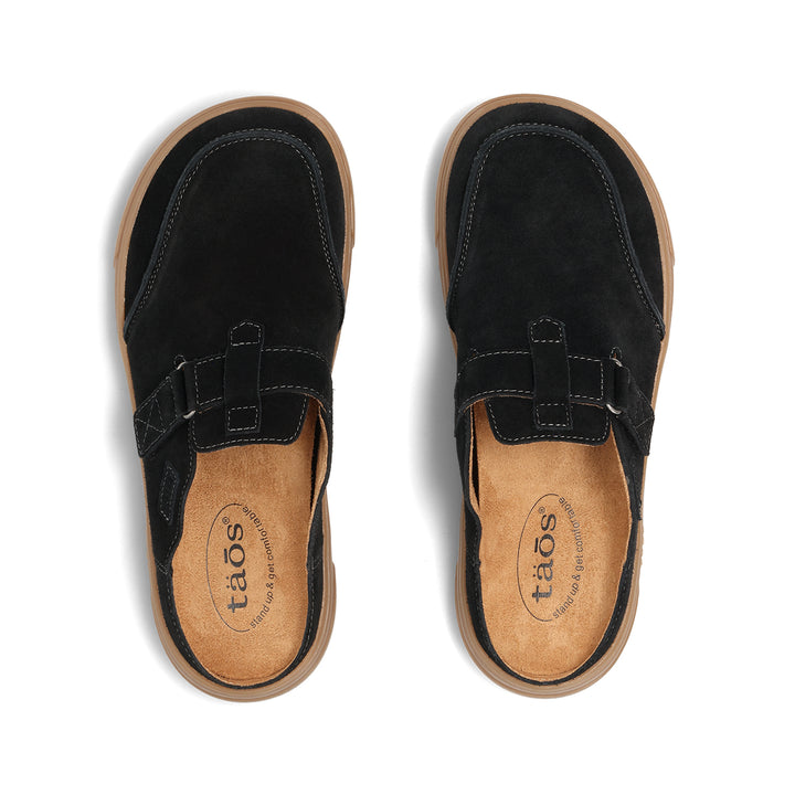 taos trivia women's | black suede
