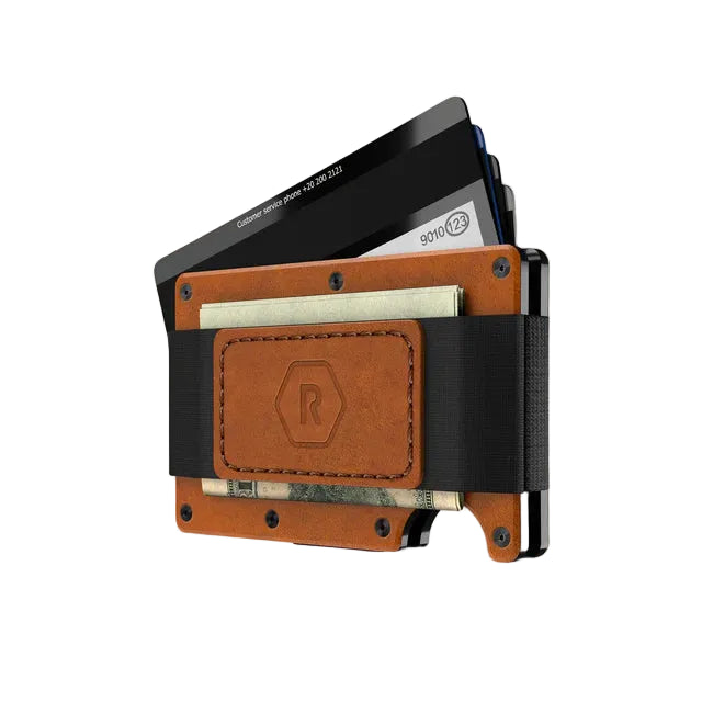 ridge 2.0 cash strap wallet | tobacco brown