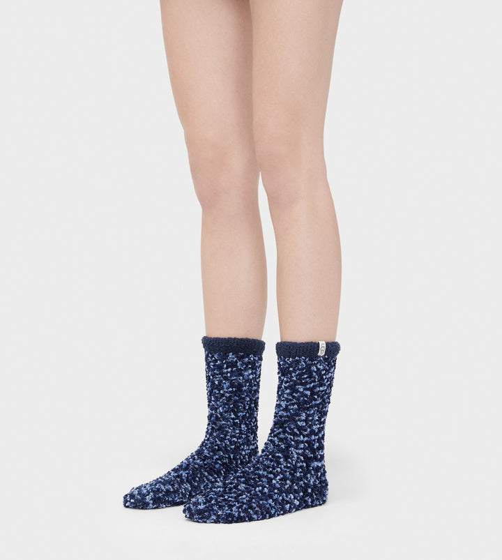 ugg cozy chenille sock women's | navy