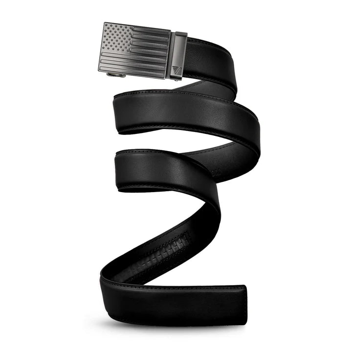 mission belt usa gunmetal (embossed) men's | mission belt usa gunmetal (embossed) men's