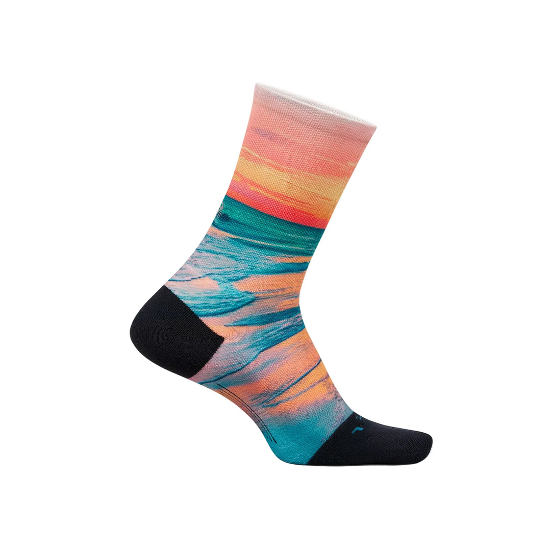 feetures elite light cushion mini crew | sunset glow