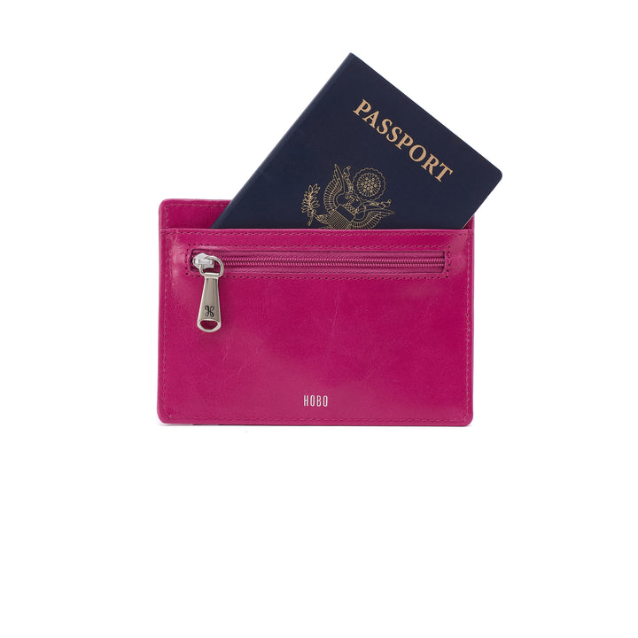 hobo euro slide card case women's | cactus flower