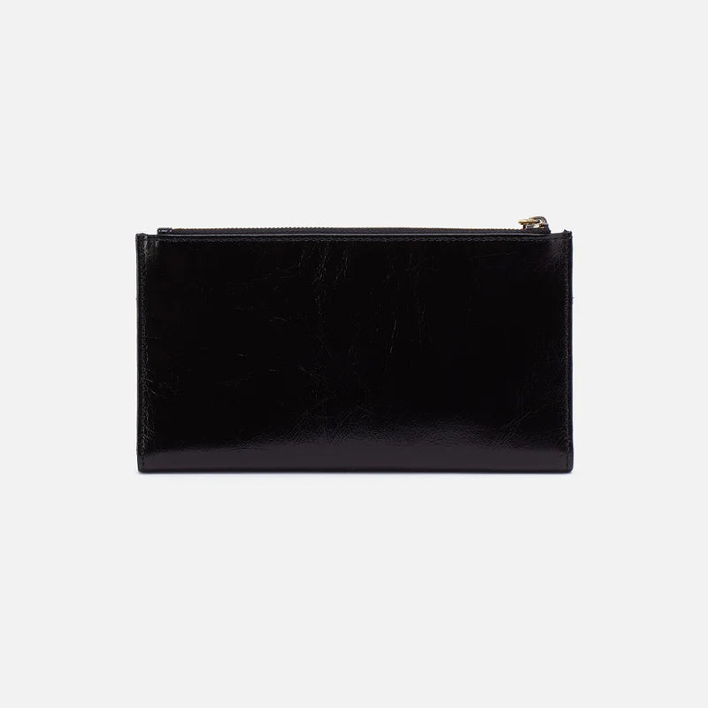 hobo jill large bifold  wallet | black