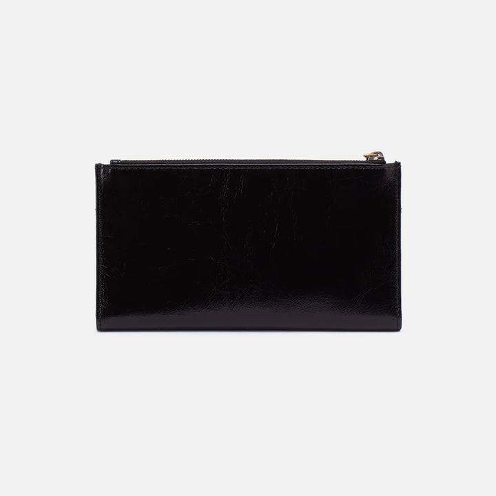 hobo jill large bifold  wallet | black