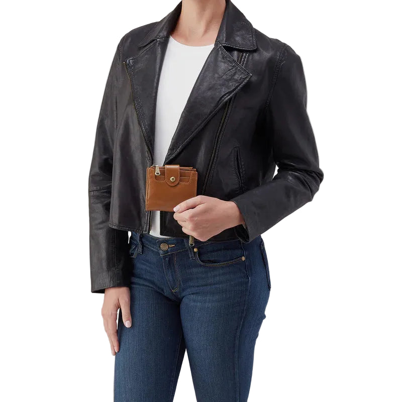 hobo dunn mini wallet women's | truffle