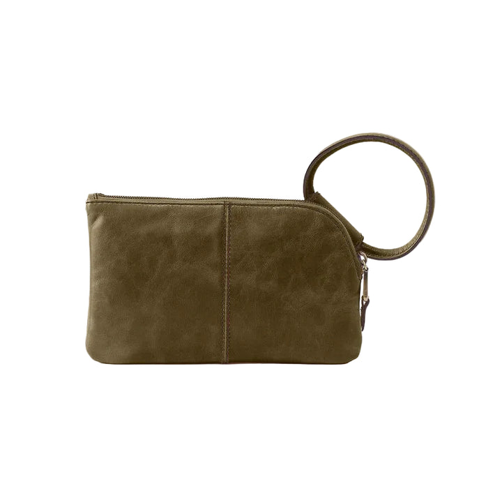 hobo sable wristlet women's | olive veil