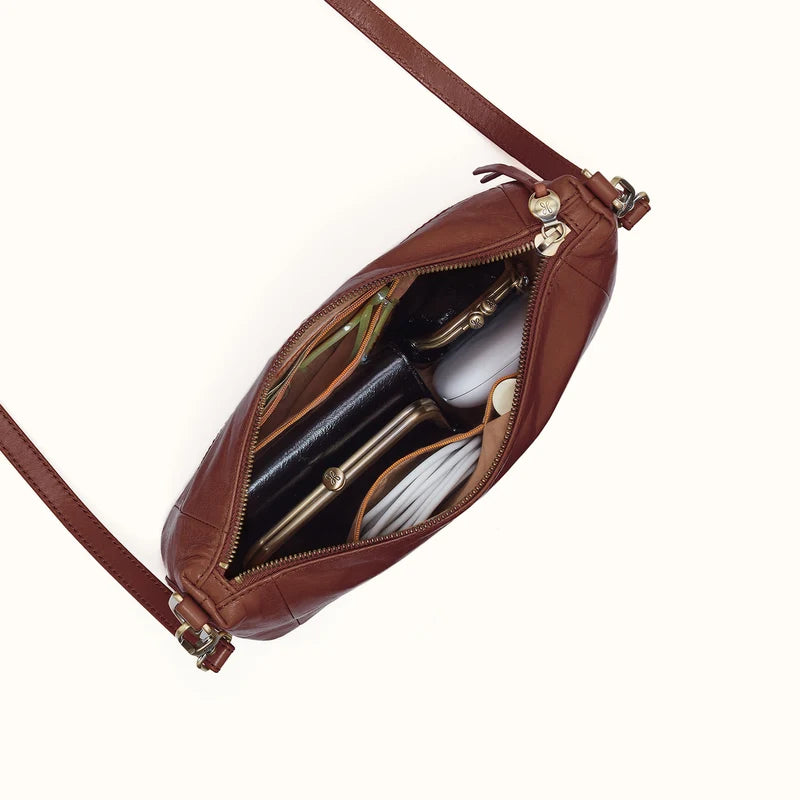 hobo darcy carry-all crossbody women's | harvest root