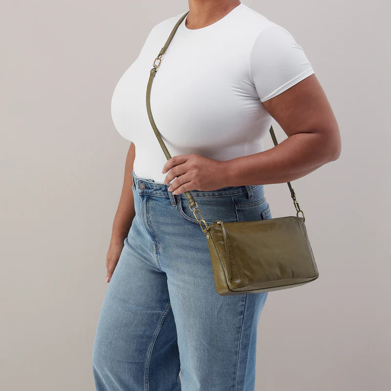hobo darcy carry-all crossbody women's | olive veil