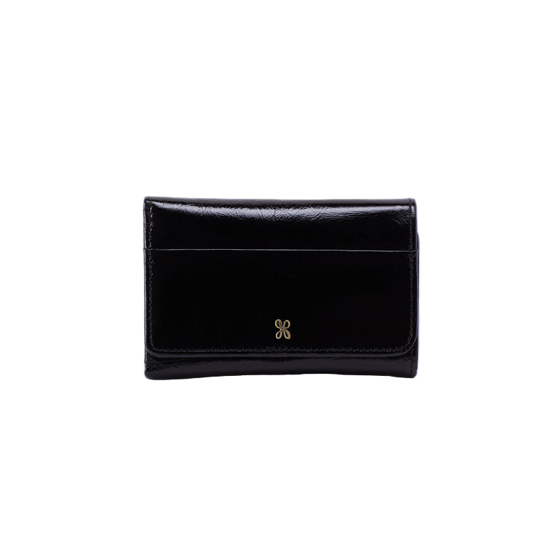hobo jill trifold wallet women's | black
