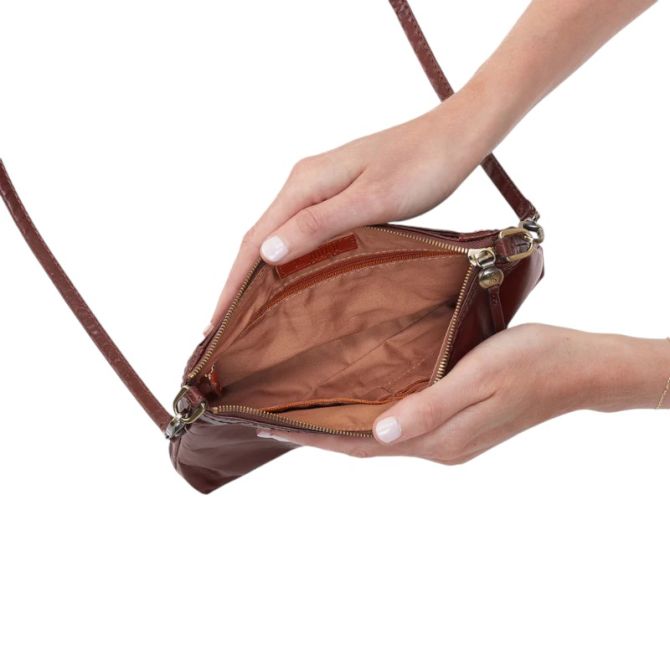 hobo darcy crossbody women's | choclate