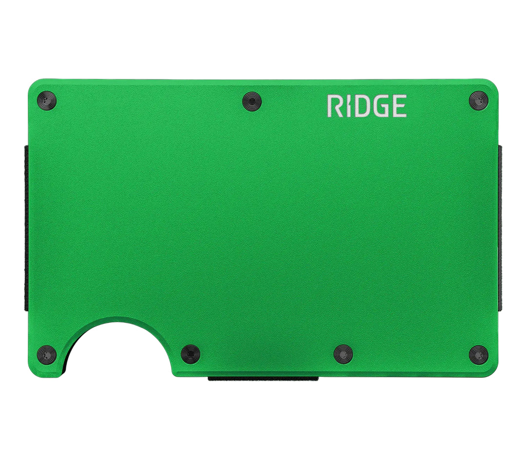 ridge wallet - money clip | voodoo green
