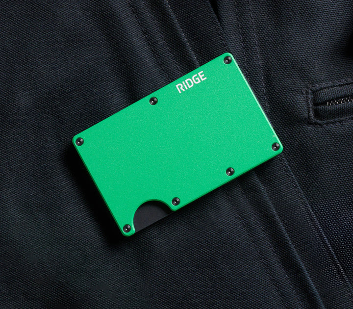 ridge wallet - money clip | voodoo green