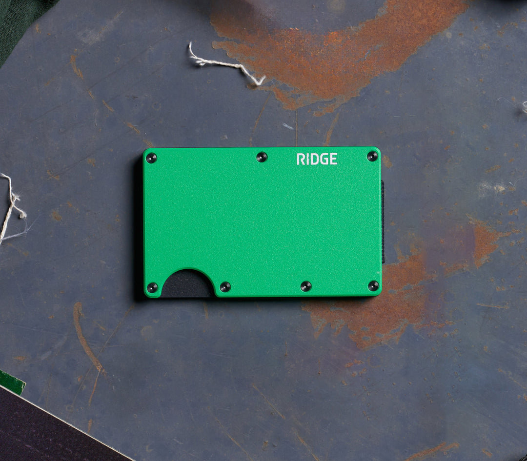 ridge wallet - money clip | voodoo green