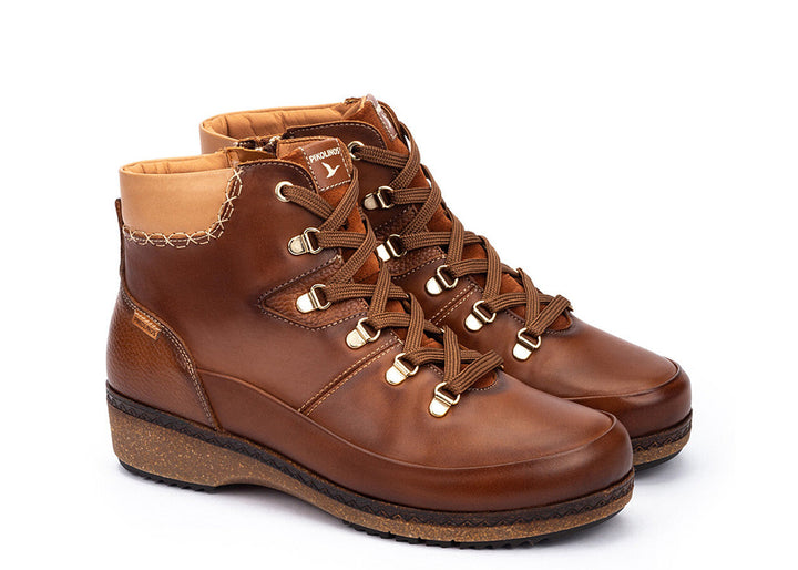pikolinos granada lace up women's | cuero
