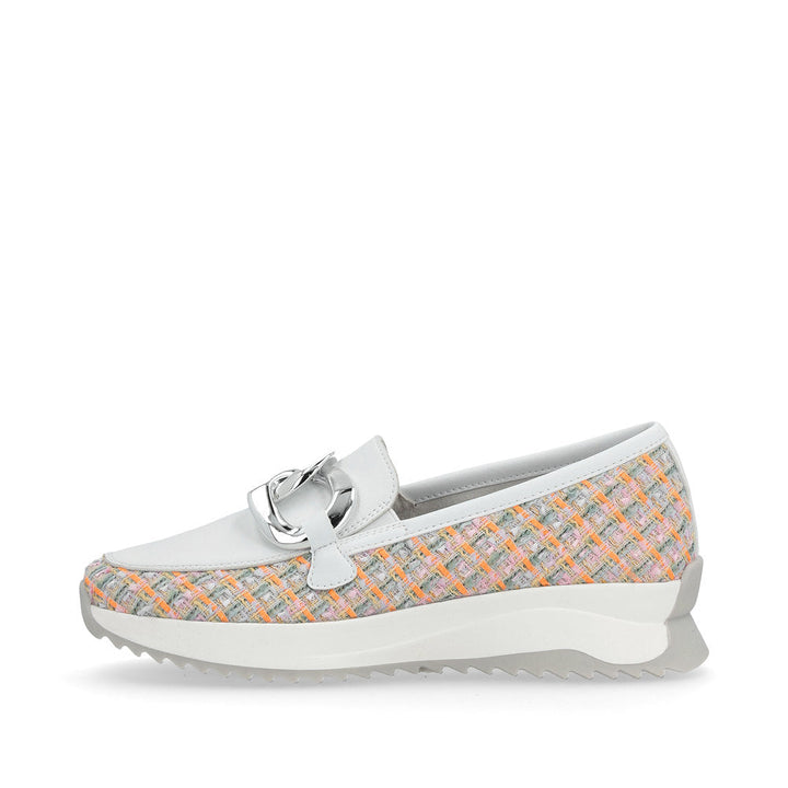 rieker dhara women's | pastell-orange/weiss/weiss