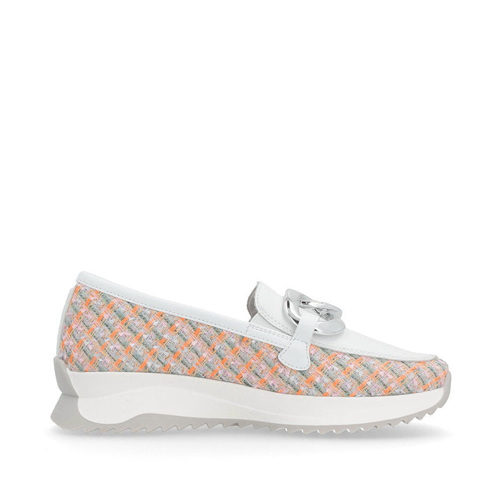 rieker dhara women's | pastell-orange/weiss/weiss