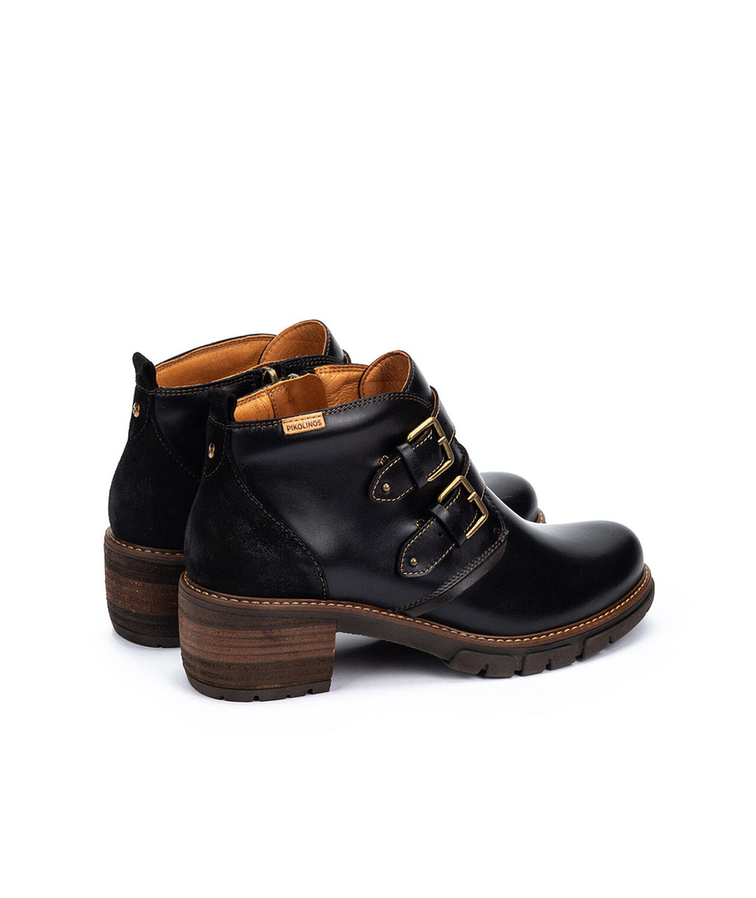 pikolinos san sebastia buckle women's | black