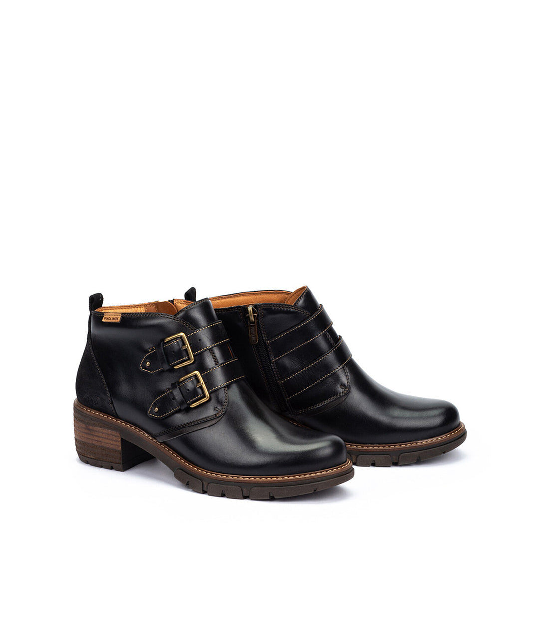 pikolinos san sebastia buckle women's | black