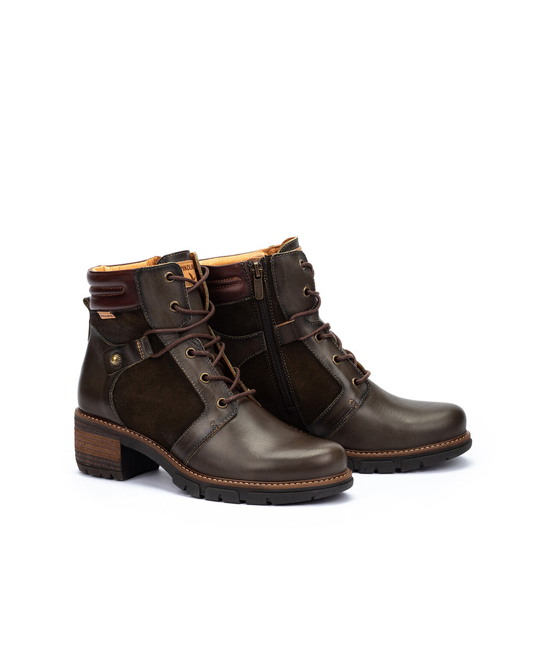pikolinos san sebastia lace up boot women's | forest