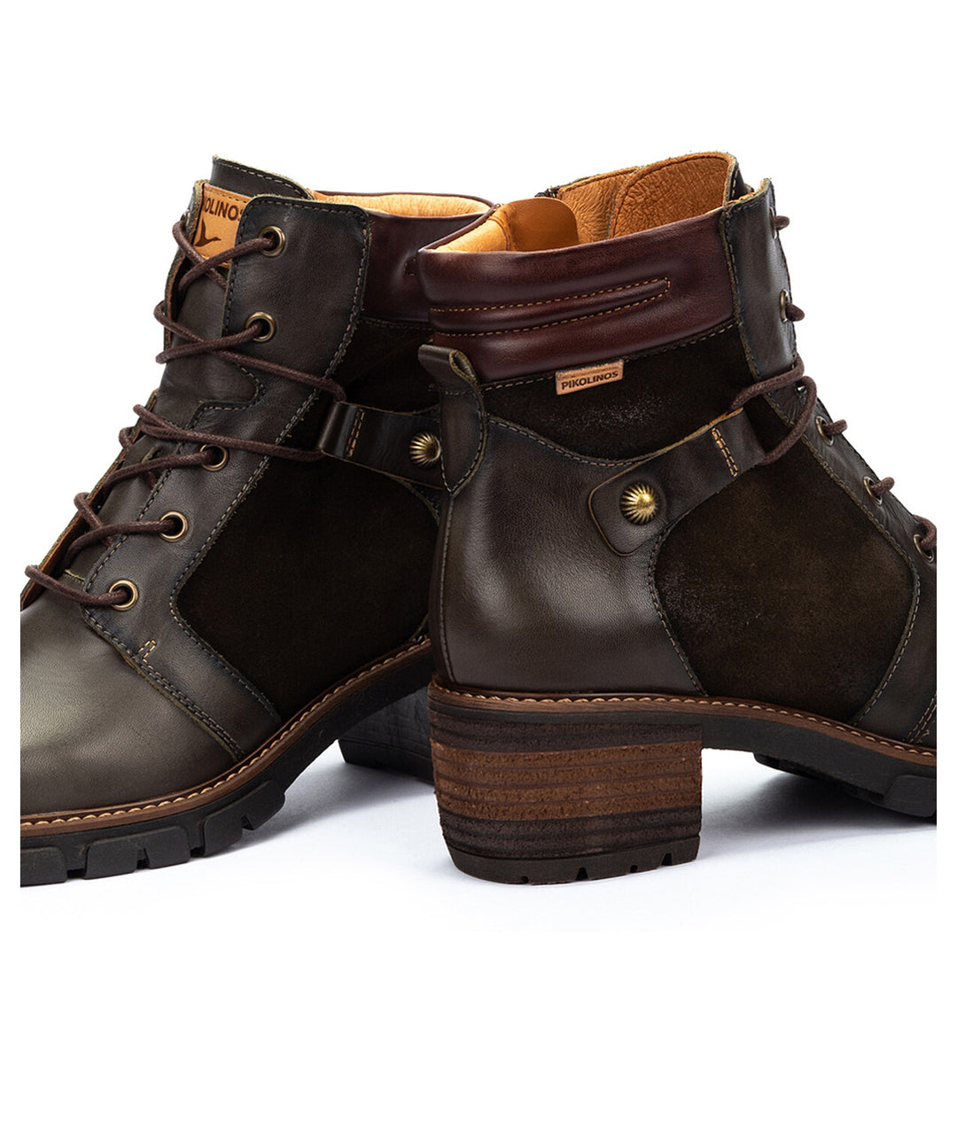 pikolinos san sebastia lace up boot women's | forest