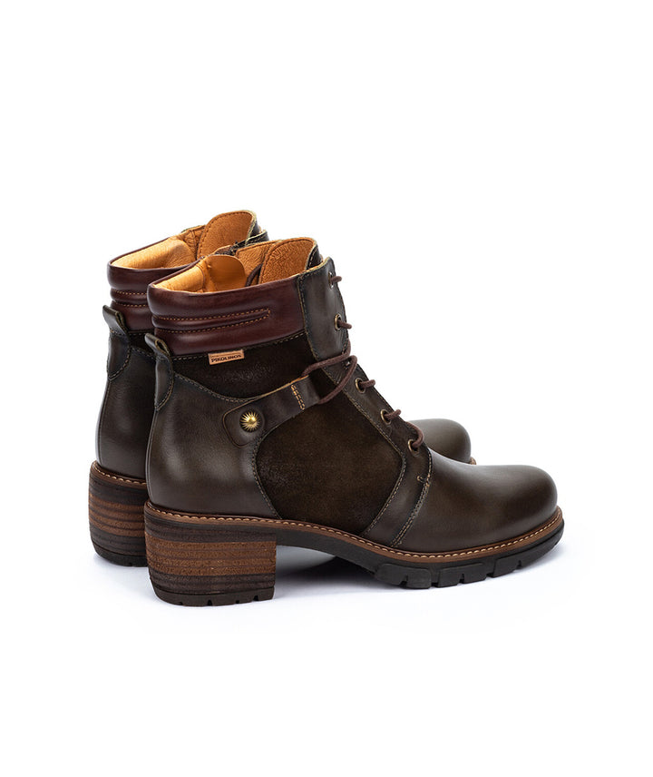 pikolinos san sebastia lace up boot women's | forest