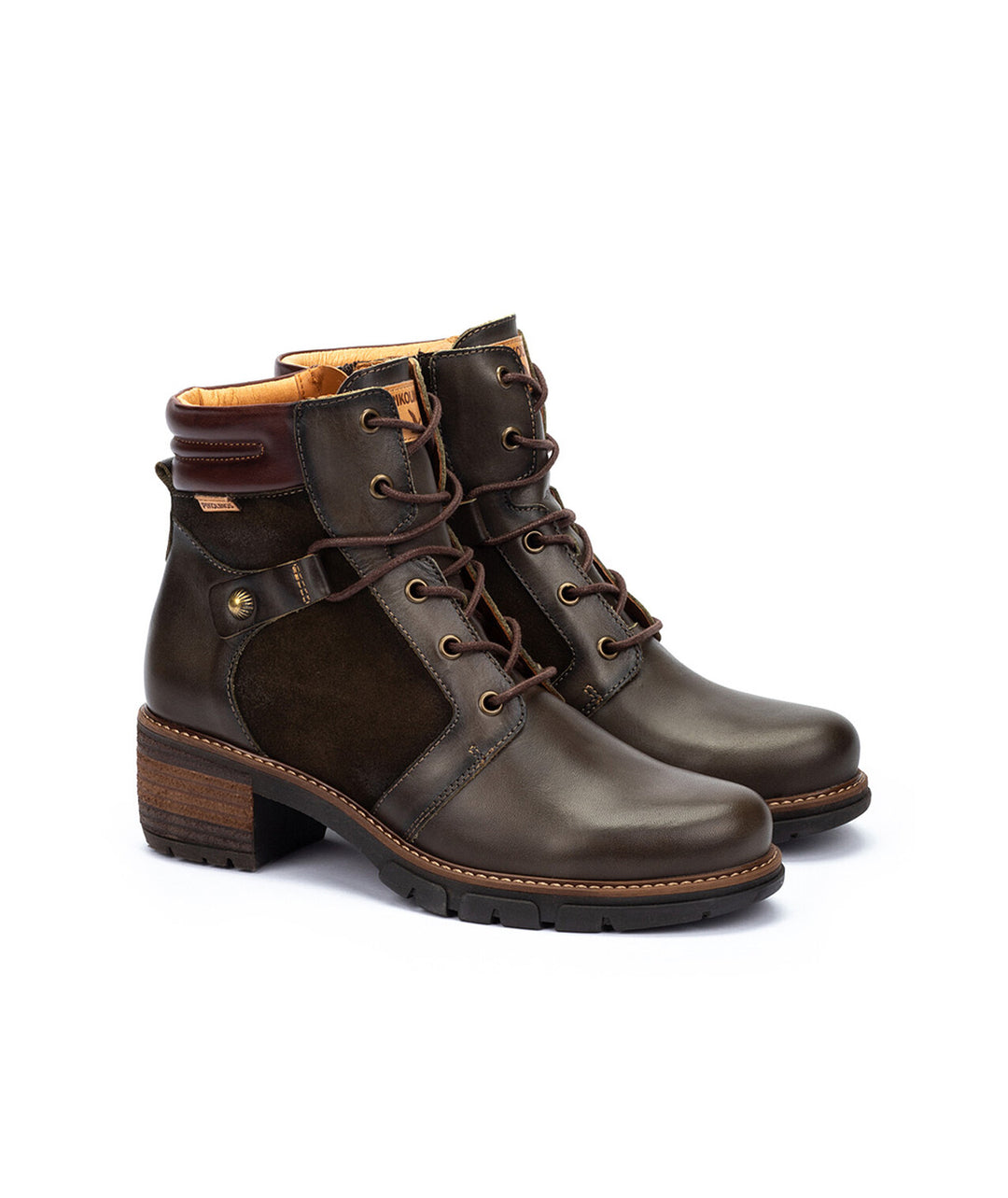 pikolinos san sebastia lace up boot women's | forest