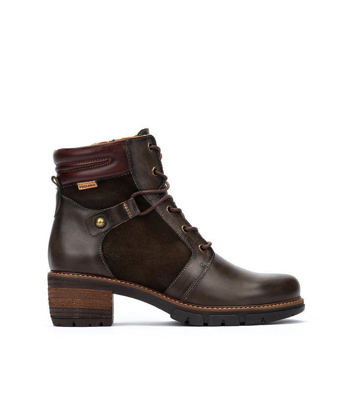 pikolinos san sebastia lace up boot women's | forest