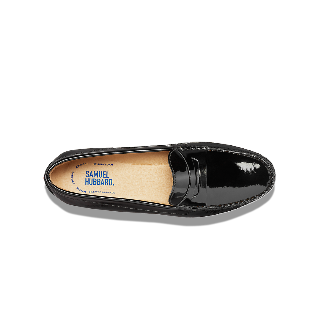 samuel hubbard free spirit driver women's | black patent
