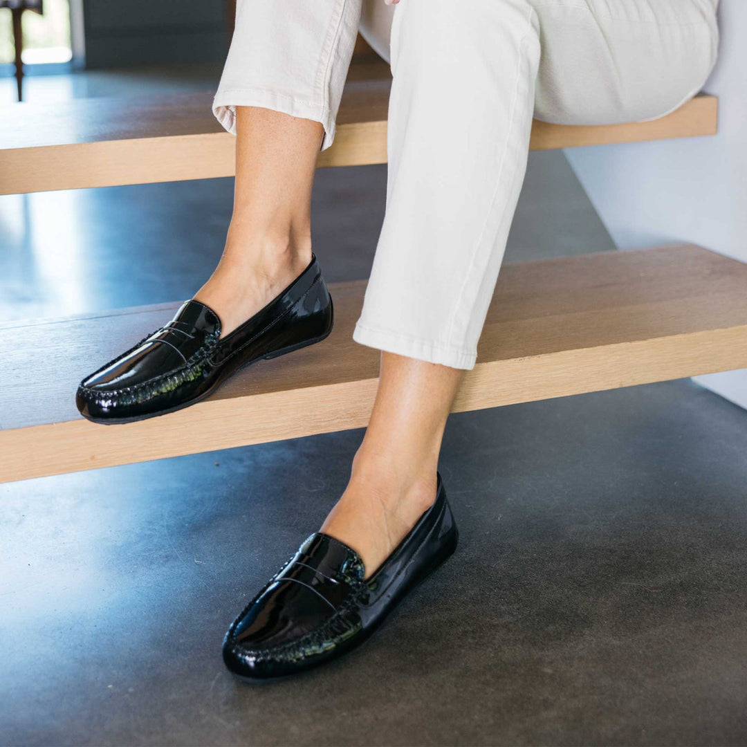 samuel hubbard free spirit driver women's | black patent