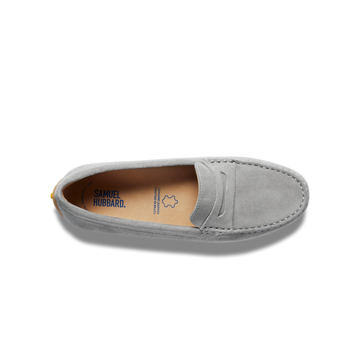 samuel hubbard free spirit driver women's | gray suede