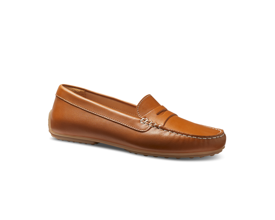 samuel hubbard free spirit driver women's | tan leather