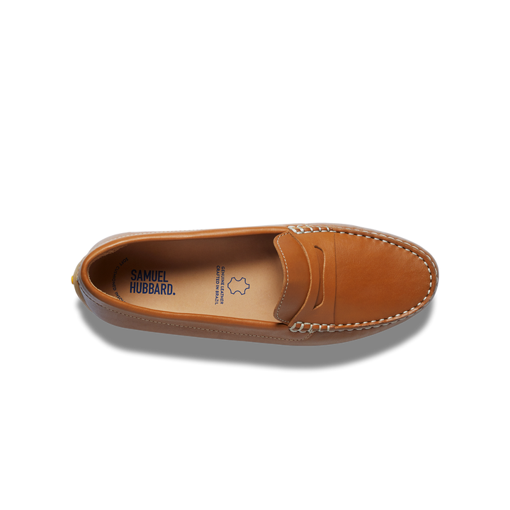 samuel hubbard free spirit driver women's | tan leather