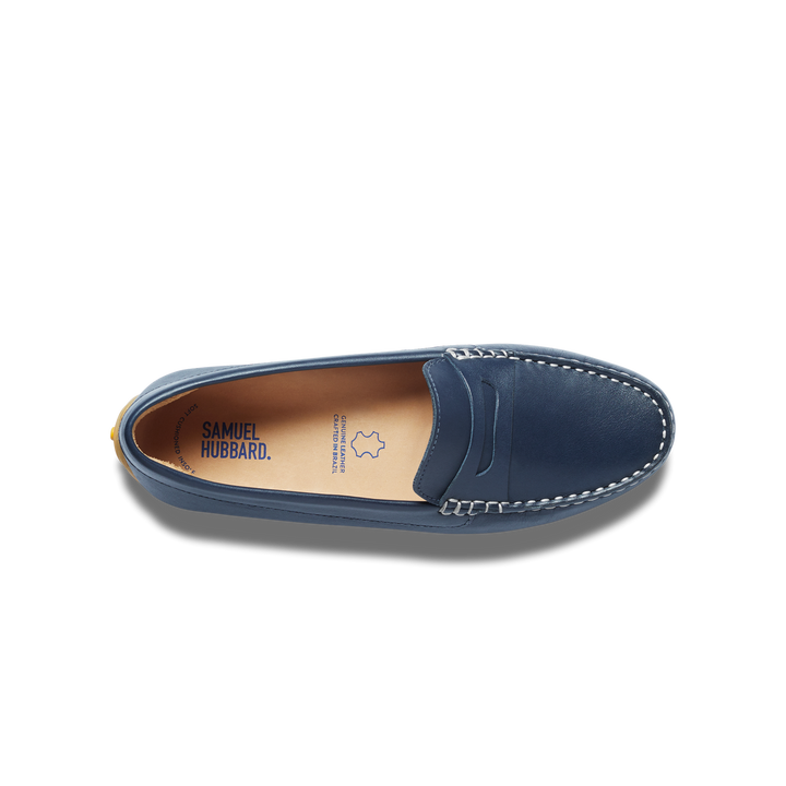 samuel hubbard free spirit driver women's | navy leather