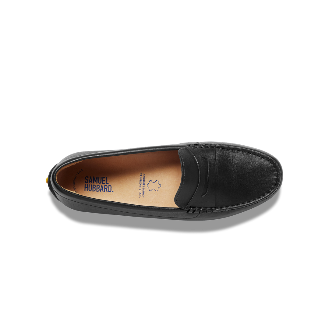 samuel hubbard free spirit driver women's | black leather