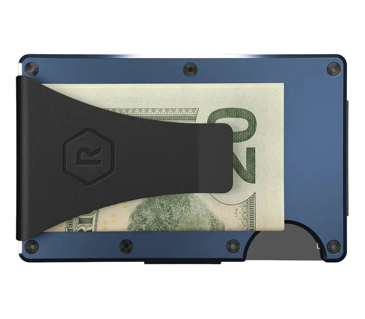 ridge wallet aluminum - money clip | alpine navy