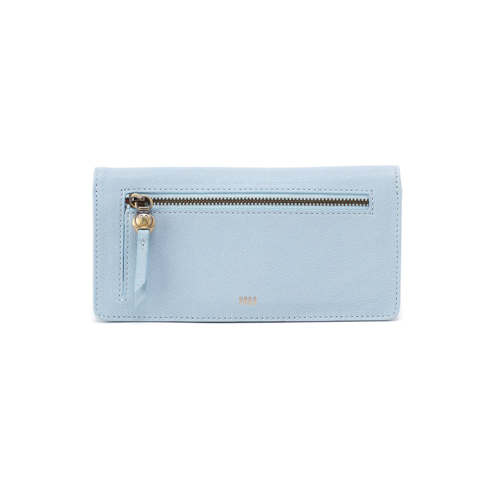 hobo hutton large wallet women's | dusted sky