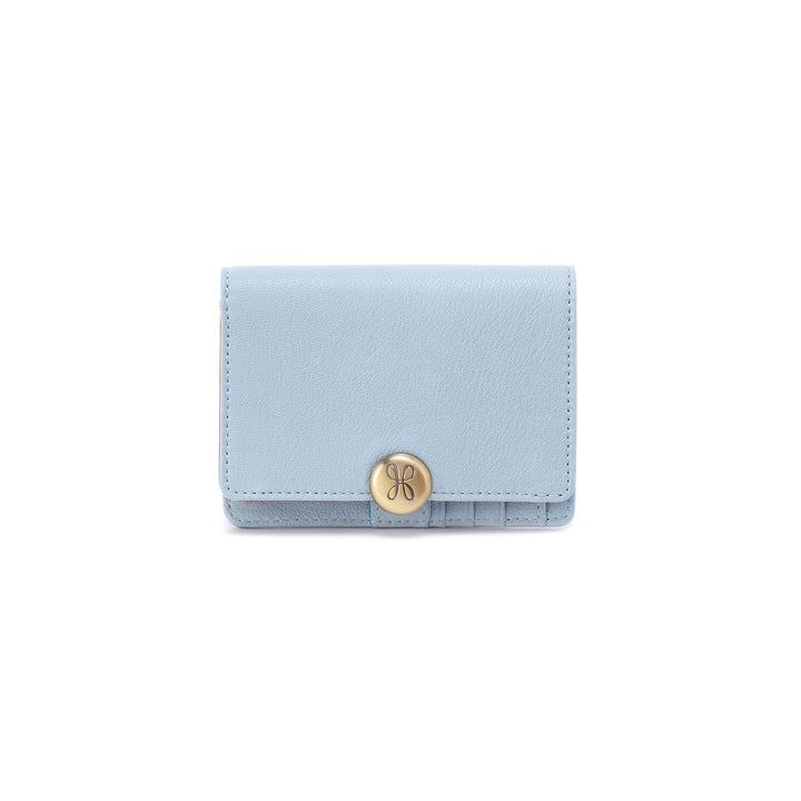 hobo hutton small wallet women's | dusted sky