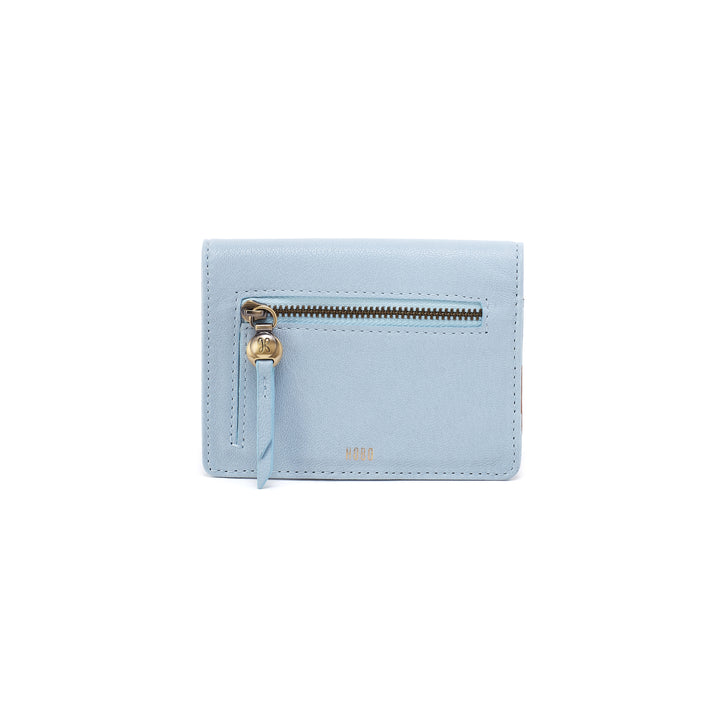 hobo hutton small wallet women's | dusted sky