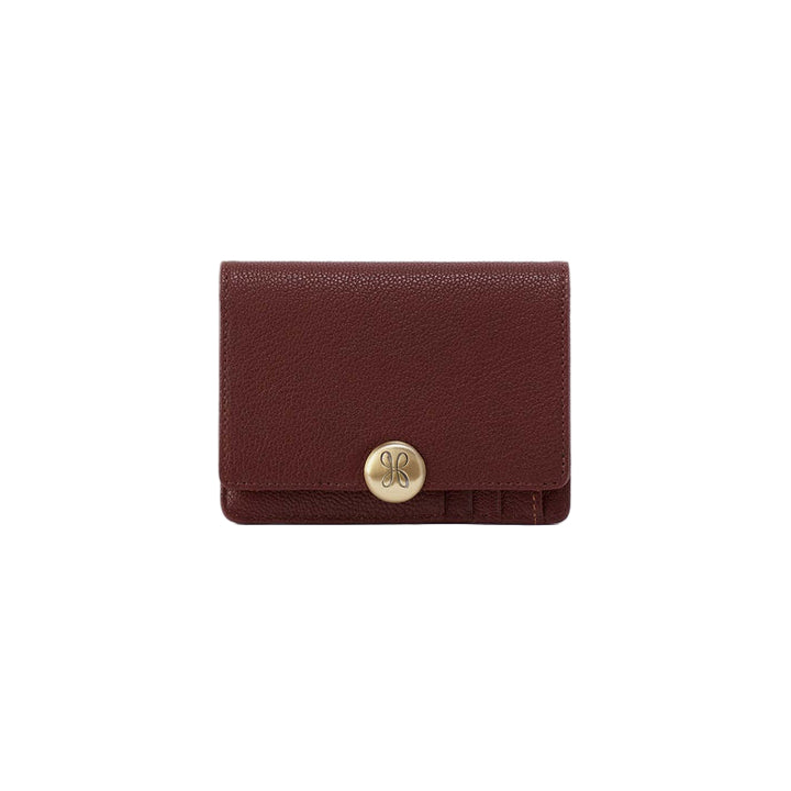 hobo hutton small wallet women's | brown bear