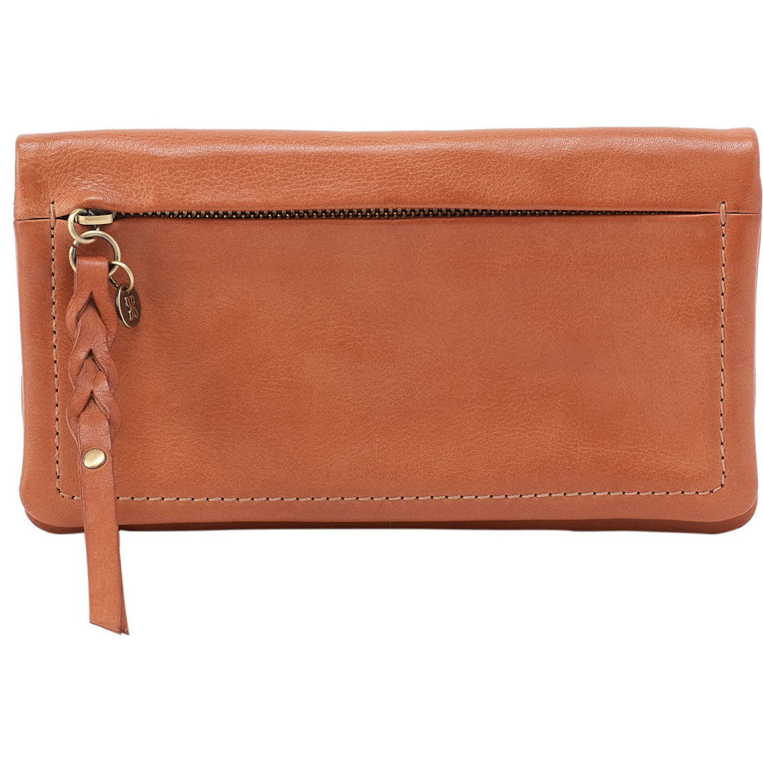 hobo lumen continental wallet women's | harvest wheat