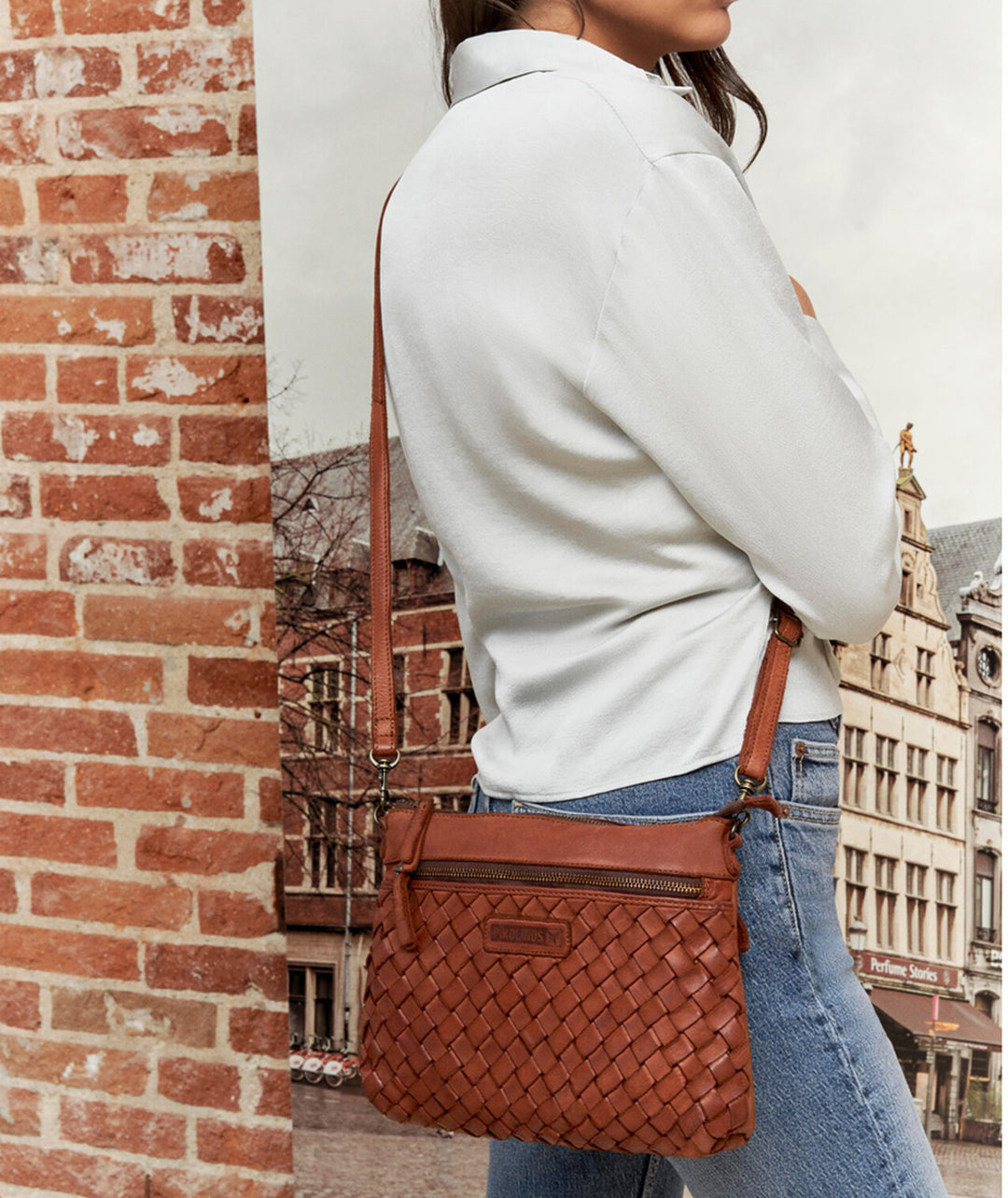 pikolinos alcudia tote bag women's | brandy