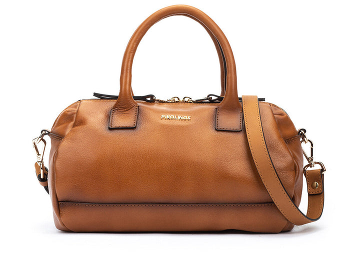 pikolinos ares barrel bag women's | brandy