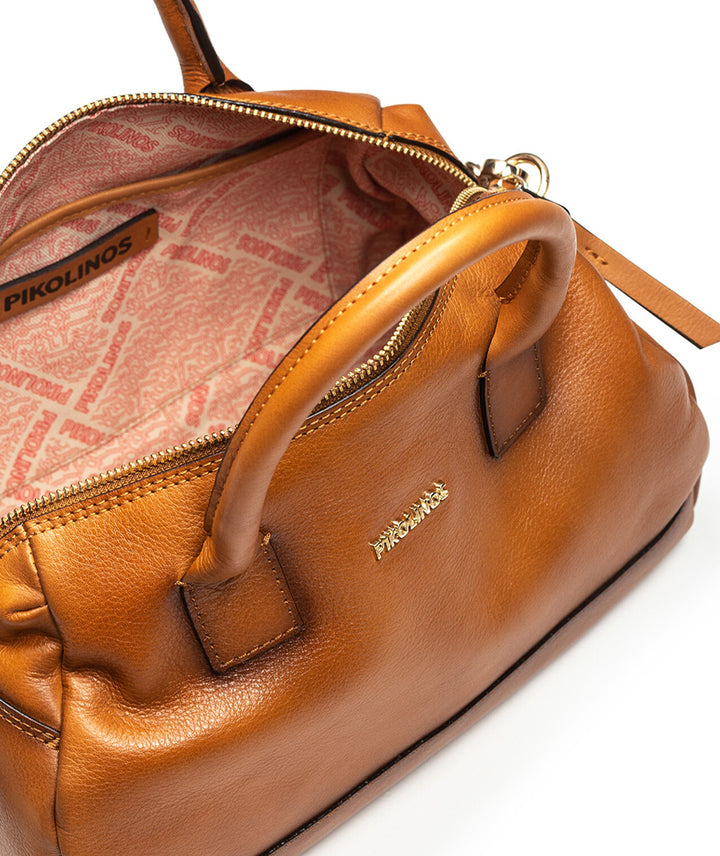pikolinos ares barrel bag women's | brandy